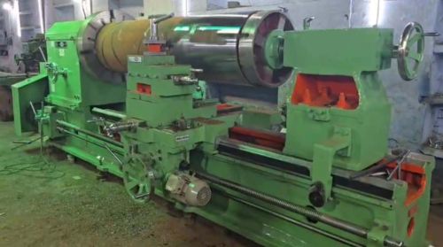 Electric Metal Roll Turning Lathe Machine, Packaging Type : Green