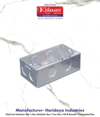 Galvanized Iron Premium Locking Modular Box, Color : Silver