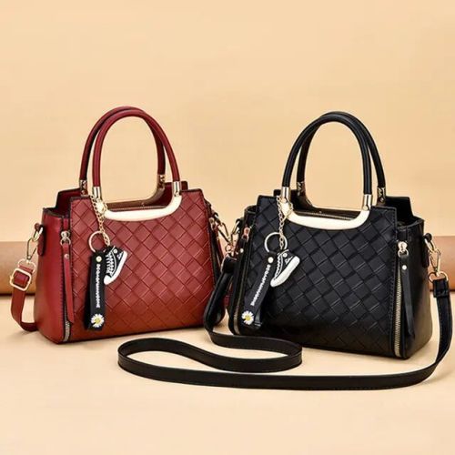 Polished Ladies Leather Handbags Modern Standard