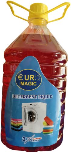 Euro Magic Cloth Wash Detergent Liquid, Color : Red