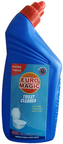 Toilet Cleaner, Color : Blue, Form : Liquid