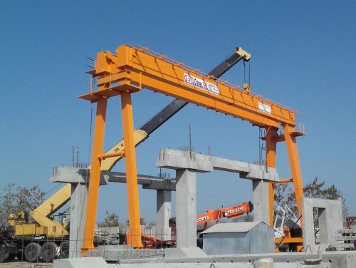 MS Double Girder Goliath Crane, Color : Yellow/Custom