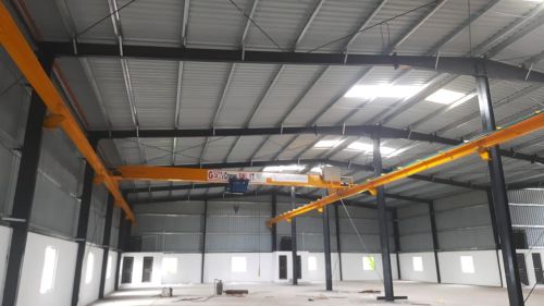 Mild Steel Single Girder EOT Cranes