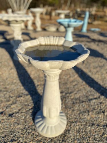 Stone Birds Bath for Garden Use