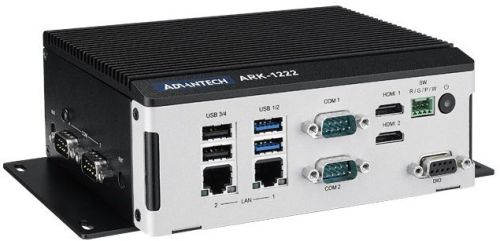 ARK-1222 DIN-Rail Fanless Box PC, Power Input : 12~24V DC
