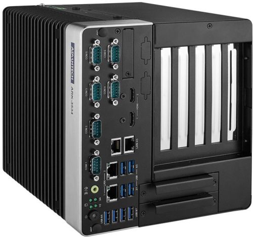 ARK-3534D Fanless Expansion Box PC, Color : Black