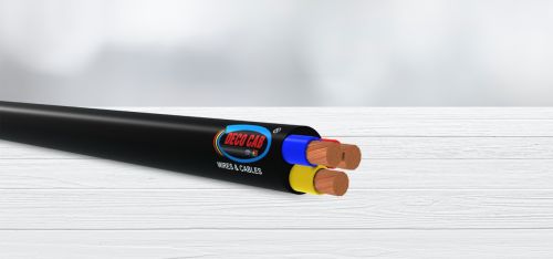 25.0 Sq.mm. 3 Core Round Flexible Double Sheathed Cable