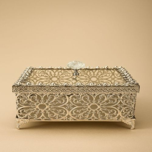 Elegant German Silver Dry Fruit Box