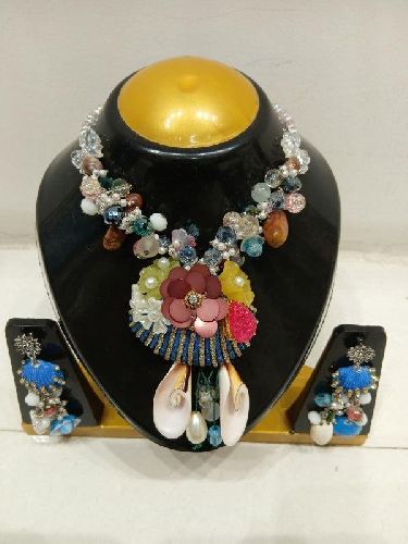 Womens Necklace, Color : Multicolor Party Wear