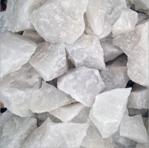 A Grade White Quartz Lumps, Form : Solid
