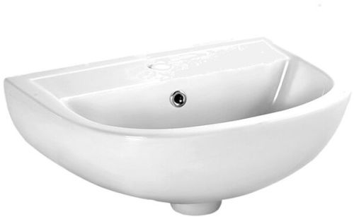 Ceramic cs1404 Wash Basin, Color : White 435 X 350 X 155 mm