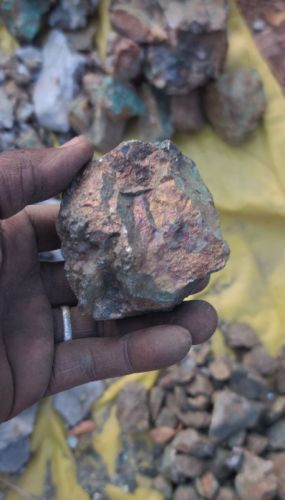 Natural Chalcopyrite Copper Ore, Color : Multiple Colour