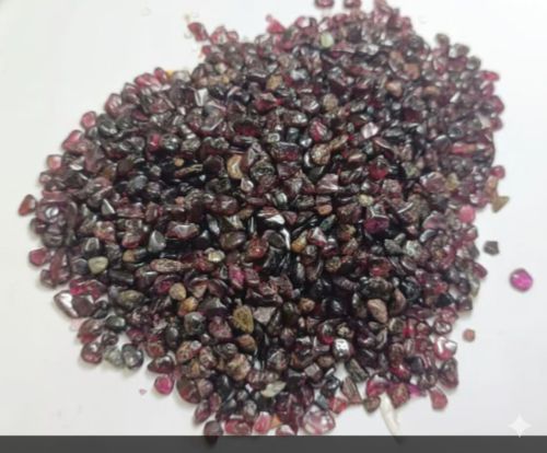 Root Chakra Healing Resin Natural Garnet Polished Crystal Chips