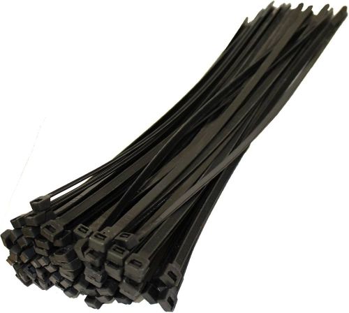 Nylon Polished Black Cable Ties, Thickness : 0.5mm