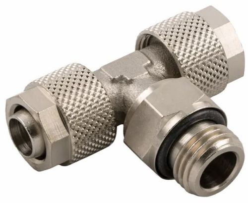 Stainless Steel Push On Parallel Male Branch Tee