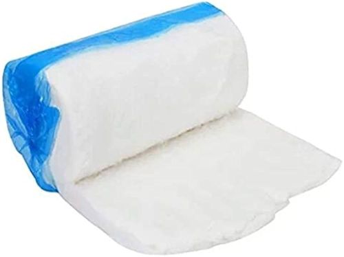 Plain Bleached Cotton Roll, Color : White