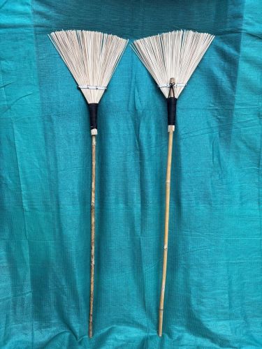 Coconut Road Nipah Broom Stick, Color : Brown, Weight : 700 Grams