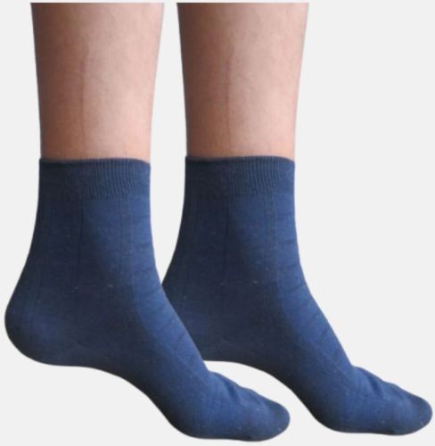 Cotton Bunaayi Double Cylinder Diabetic Socks, Color : Blue Free