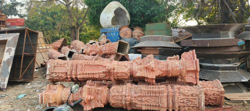 Color Coated FRP Fiber Pillar, Weight : 40 to 50 kg