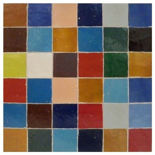 Glossy Spectrum Solid Ceramic Tile 6x6 Inch