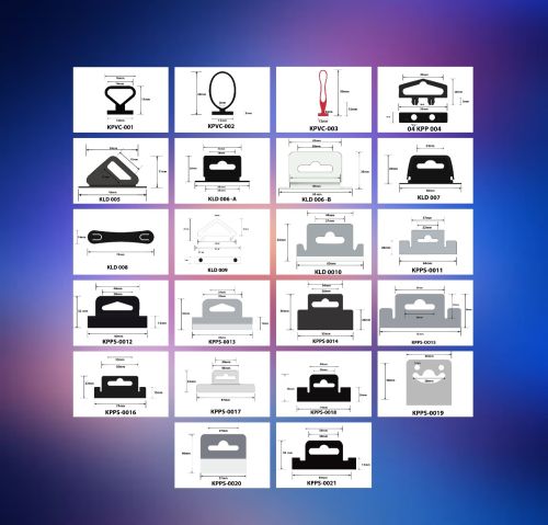 Plastic Packaging Hanger, Color : Multi Color Ole Size