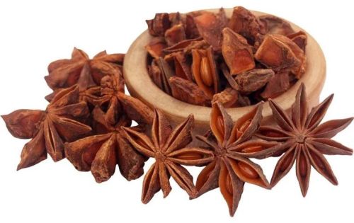 Brown Natural Whole Star Anise Spices, Packaging Type : Sealed Bag