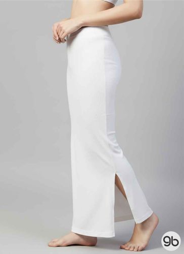 Cotton Saree Shapewear Petticoat, Color : White, White