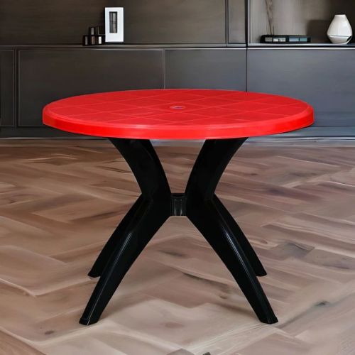 Plain Plastic Nilkamal Meridian Kross Leg Dining Table