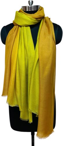 Plain Wool Silk Ombre Fashion Wrap Scarves for Casual, Formal