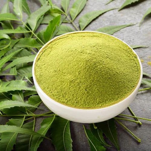 Green Natural Neem Powder, Packaging Type : Plastic Pouch