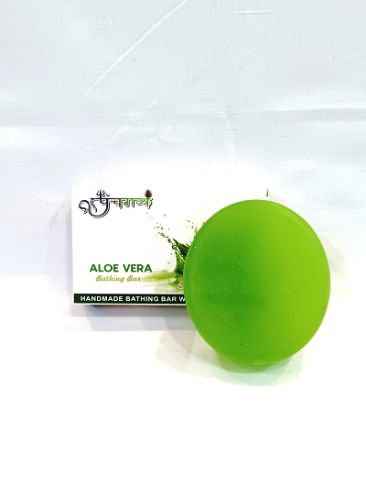 Aloe Vera Soap, Color : Light Green, Brand Name : Panchgavya