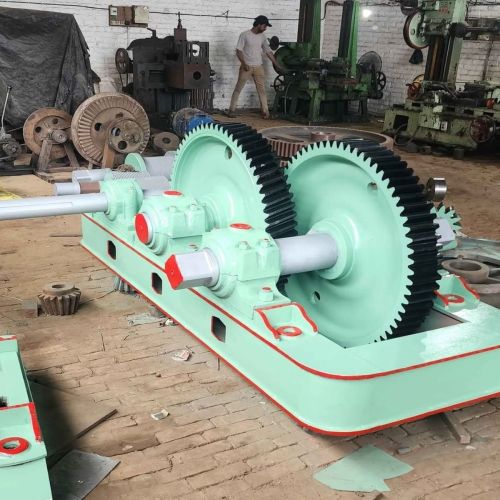 Electric Polished Cast Iron Sugar Cane Crusher Heavy Gearbox