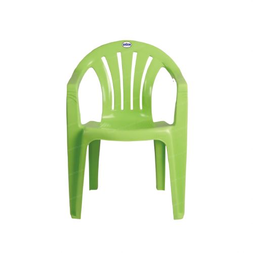 Plastic Basic Solid Back Arm Chair Modern 21.65, Weight : 7.9 Lbs