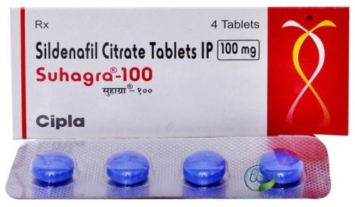 Suhagra 100mg Tablets, Packaging Type : Blister