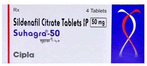Suhagra 50mg Tablets, Packaging Type : Blister