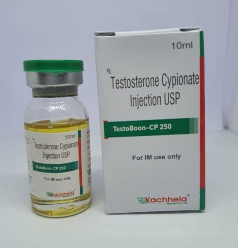Testosterone Cypionate USP 250mg Injection, Color : White