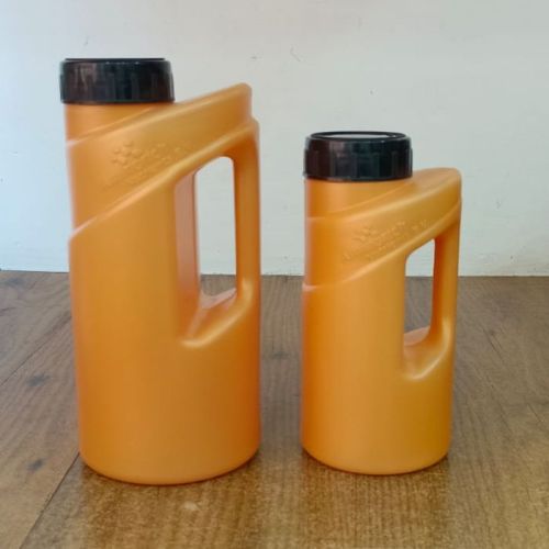 Golden Plastic Handle Bottles, Cap Type : Screw Cap