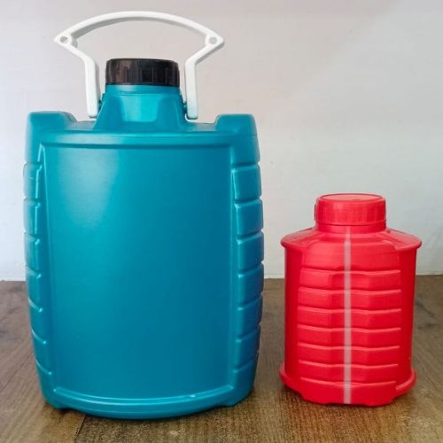 Plain Plastic Handle Cans for Liquid Storage