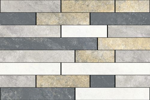 200x300mm Mixed-Tone Modular Stone Design Ceramic Tile