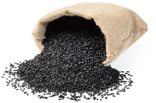 Organic Crunchy Black Sesame Seeds, Form : Granules