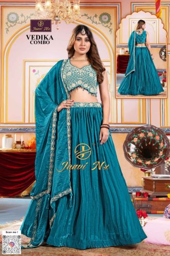 Opulent Velvet Designer Bridal Lehenga for Wedding