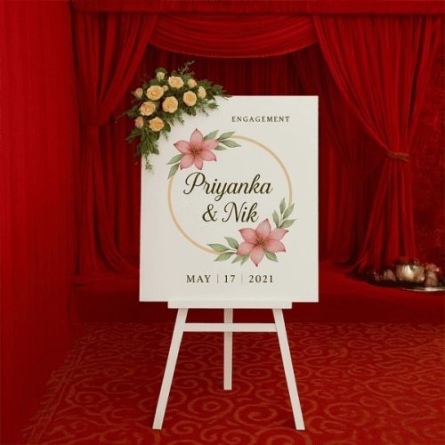 Premium Cotton Canvas Wedding Banner