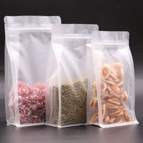 Plain Flat Plastic Laminated Packaging Bag, Color : Transparent