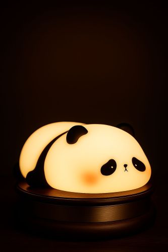 Silicone Sleeping Panda Night Lamp