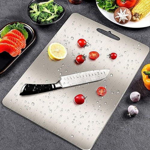 Stainless Steel Chopping Board, Color : Silver