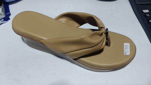 Synthetic Leather Premium Party Wear Platform Sandal, Color : White