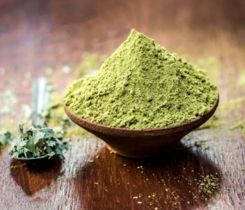 Henna Mehandi Powder, Color : Green, Packaging Type : Plastic Pouch
