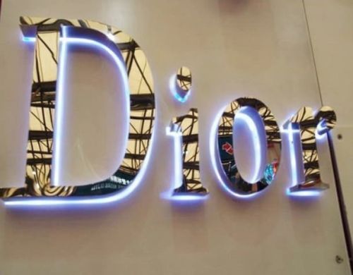 Mild Steel Metal Signs Customised for Shop Board