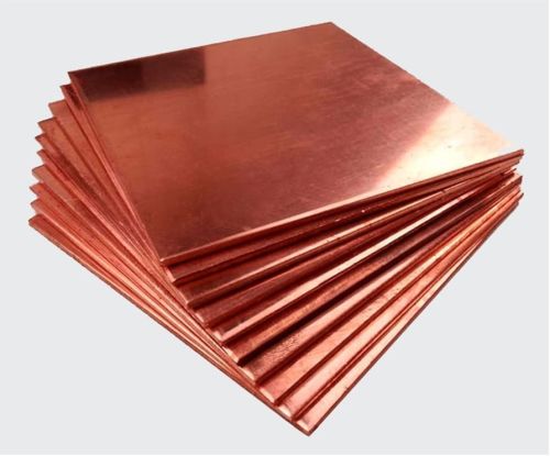 Copper Sheets, Shape : Rectangular, Sqaure for Industrial