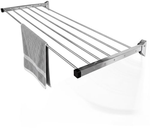 5 Feet Stainless Steel Wall Mounted Cloth Drying Stand